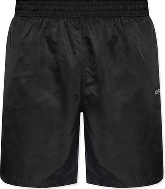 Off-white Swim Shorts - Heren - Strandmode - Zwart - XS - Polyester - Badmode
