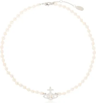 Vivienne Westwood Accessoires, Dames, Beige, ONE Size, Olympia ketting