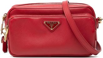 Prada Pre-owned Prada Saffiano Crossbody Ladies 833EQ4LOBTSAV1RI