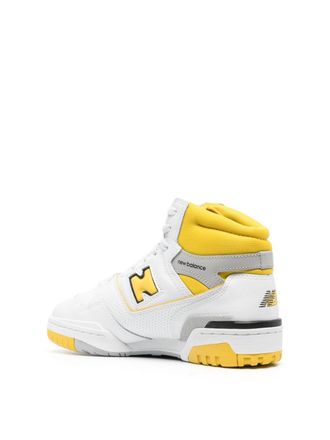 New Balance Mens Bb650 High-Top Sneakers White Shoes >