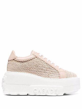 スニーカー Casadei Sneakers & Slip-On Pink Casadei Off Road Sneakers in Multicolor Leather - Fall