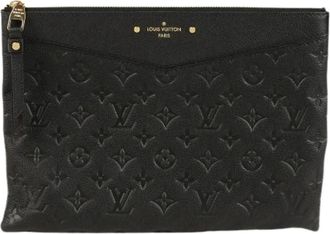 Louis Vuitton Pre-owned Clutches, female, Black, Size: ONE SIZE Pre-owned M62937 Daily Pouch