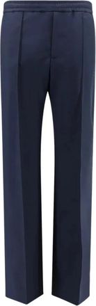 Gucci Technical Panama Sportswear Pant - Heren - Straight fit broeken - Blauw - XL - Katoen - Broeken