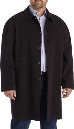 Michael Kors Big & Tall Kobler Overcoat in Wine at Nordstrom, Size 56Big