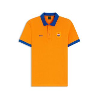 BOSS Paddy polo shirt with country flag