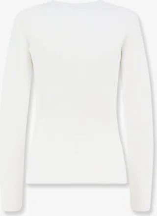 Elisabetta Franchi Womens Knitted Zip Blazer White Viscose Blazers Jacket
