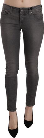 Costume National Washed Low Waist Skinny Womens Jeans