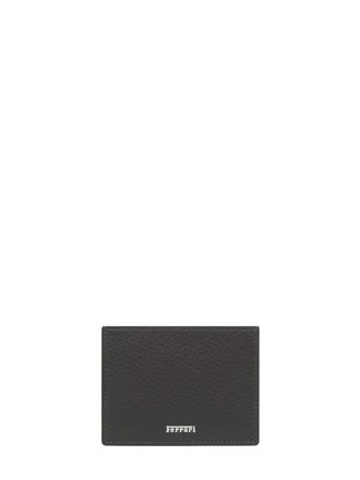 Ferrari Garnet Leather Card Holder