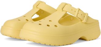 Crocs Classic Mary Jane Clogs, Mary Janes for Women Slippers Daylily : Mens 8 - Womens 10 Medium, EVA