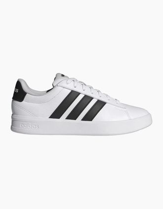 adidas Womens Adidas Grand Court 3.0 Womens White/Black Trainers - Size: UK 4 / eu 36.5 / us 5.5