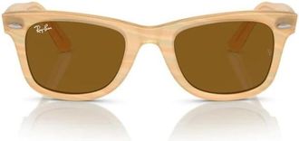 Ray-Ban Sunglasses, unisex, Brown, 50 MM, Authentic Wayfarer Glasses Premium Quality Service