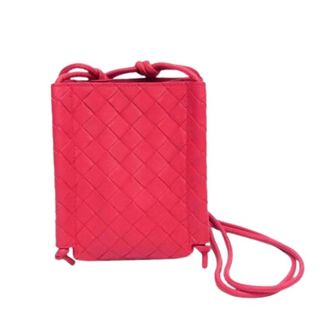 Bottega Veneta Pre-owned Shoulder mini pouch - Dames - Pre-owned - Roze - Maat: ONE Size Leer