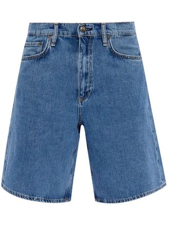 Rag & Bone Shorts denim al ginocchio - Blu