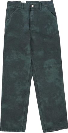 Carhartt Work in Progress Werkkleding Jeans met Gereedschapszakken - Heren - Regular Fit Jeans - Groen - W34 L32 - Katoen - Jeans