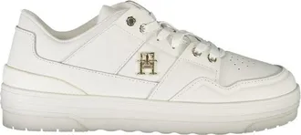 Tommy Hilfiger White Leather Women Womens Sneaker