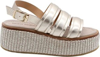 Laura Bellariva Shropshire Sandalen - Dames - Sleehakken - Geel - 40 EU - Schoenen