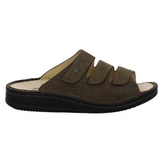 Finn Comfort 1508 Korfu Nubuck Womens Slides Sandals - Tabak - Size:UK 5.5