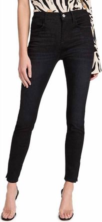 Frame Denim Le High Skinny Jeans In Corvo Slit