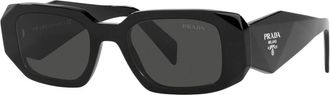 Prada Symbole Zonnebril - Dames - Zonnebrillen - Zwart - 49 MM - Accessoires