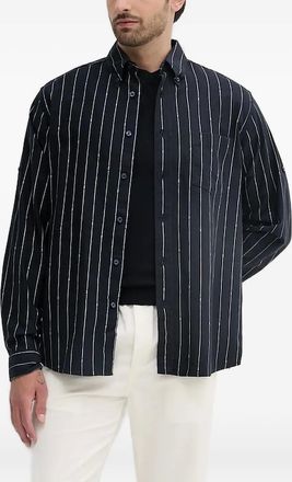 BOSS Camicia gessata - Blu