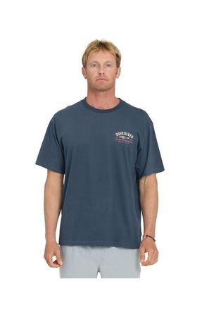 Quiksilver Lure Shop Short Sleeve Shirt in Dark Denim at Nordstrom, Size X-Large