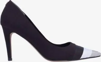 J. Rene&eacute; Womens Garbina Slip On Pumps In Black Satin