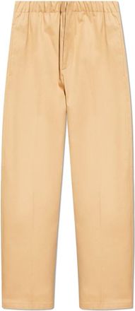 Jil Sander Broeken, Heren, Beige, L, Katoen, Katoenen broek