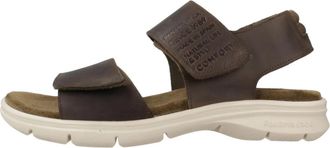 Panama Jack Platte sandalen met plakband - Heren - Sandalen - Groen - 41 EU - Schoenen