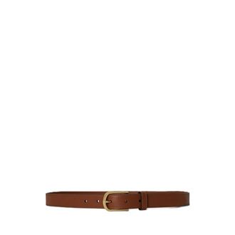 Ralph Lauren Cintura Everyday Buckle - - Accessories - Donna - Marrone - M