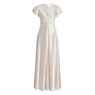 Alberta Ferretti Mujer, Vestidos, Beige, Talla: S