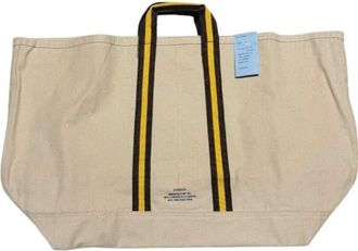 Puebco Vacation College Tote Bag in Yellow X Brown at Nordstrom
