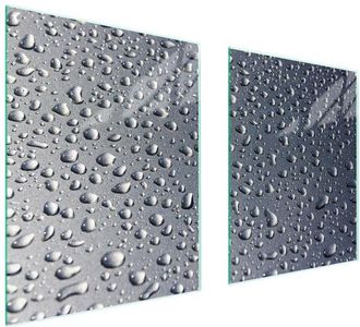 OEM Placa Protectora De Vidrio Para Estufa 85x52 Gotas