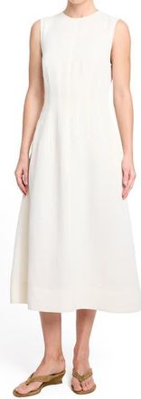 TWP Sleeveless Midi Dress in Bone at Nordstrom, Size 10