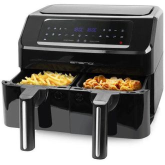 Emerio Smart Fryer Af-130376.1 Doble 7,2 L Independiente 2400 W Freidora De Aire Caliente Negro