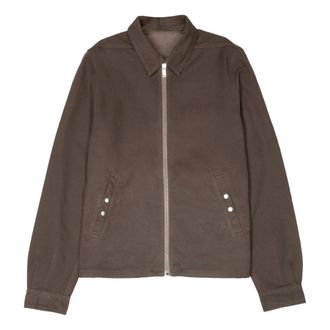 Rick Owens Zipfront Jkt - male - Rick Owens - Light Jackets - Brown - S - Jackets
