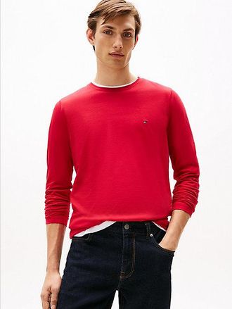 Tommy Hilfiger Camiseta slim de manga larga