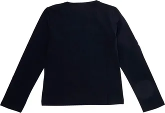 Max & Co. Logo-Embroidered Cotton T-Shirt - Navy