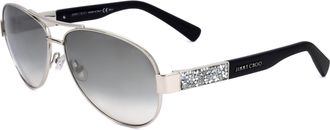 Jimmy Choo London BABA/S RZS PALLADIUM BLACK 59/13/135 WOMAN Sunglasses