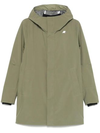 K-Way Tommy Bonded raincoat - men - Polyester/Polyamide/Polyurethane - M - Green