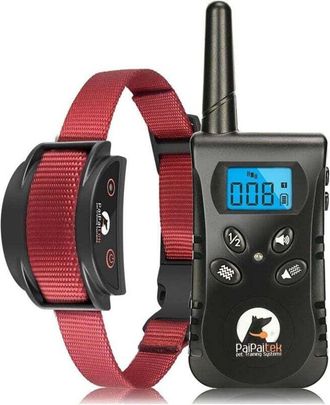 OEM Collar De Adiestramiento Para Perros - Entrenamiento De Largo Alcance - Para Exteriores - De 2,3 A 6,8 Kg, Recargable, 488 Metros - Para Due&ntilde;os De Per