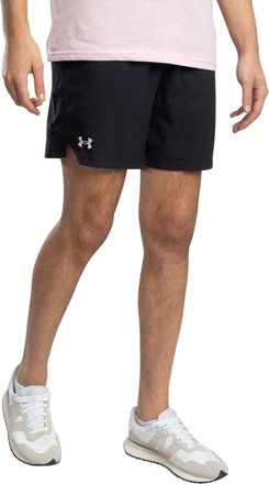 Under Armour Mens Vanish Woven Shorts, Black/Prime Pink, M