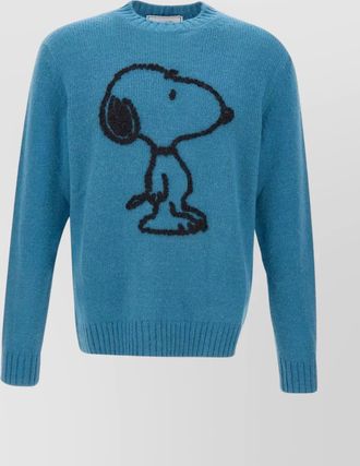 Iceberg cartoon graphic long sleeve sweater