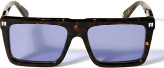 Off-white Sunglasses Ow1045 6045 Bridgeport Brown/Blue Unisex
