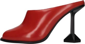 Ash Dance Soft Polish Calfaura - Dames - Muiltjes - Rood - 37 EU - Leer - Schoenen