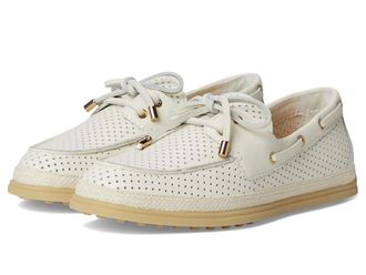 Dolce Vita Doris Womens Flat Shoes Off-White Perforated Leather : 7.5 M