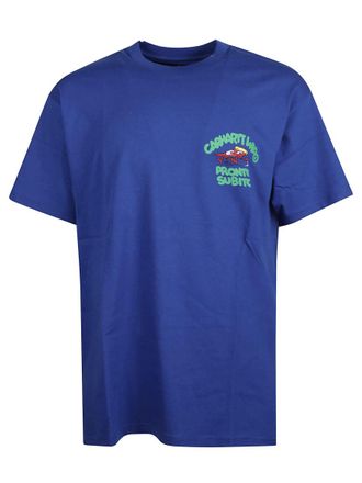 Carhartt Work in Progress Blue Logo T-Shirt