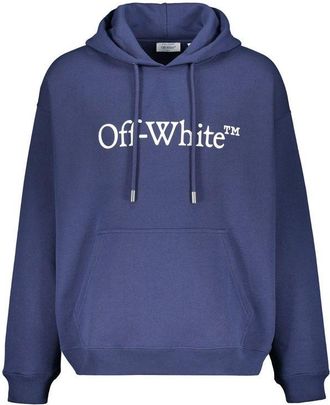 Off-white Blue Cotton Mens Sweatshirt