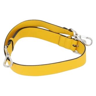 Fendi Pre-owned Accessories, female, Yellow, Size: ONE SIZE Pre-owned Shoulder Strap