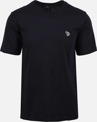 Paul Smith Mens Paul Smith Reg Fit SS T-shirt Zebra Dark Navy - Size: 38