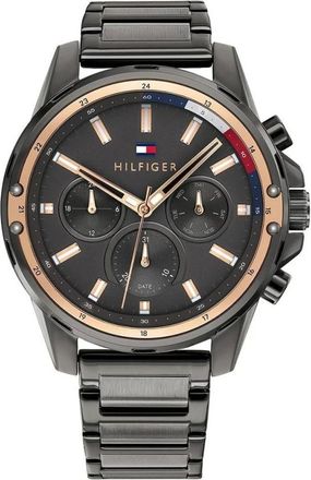 Tommy Hilfiger Accessoires, Heren, Grijs, ONE Size, Mason Multifunction Horloge